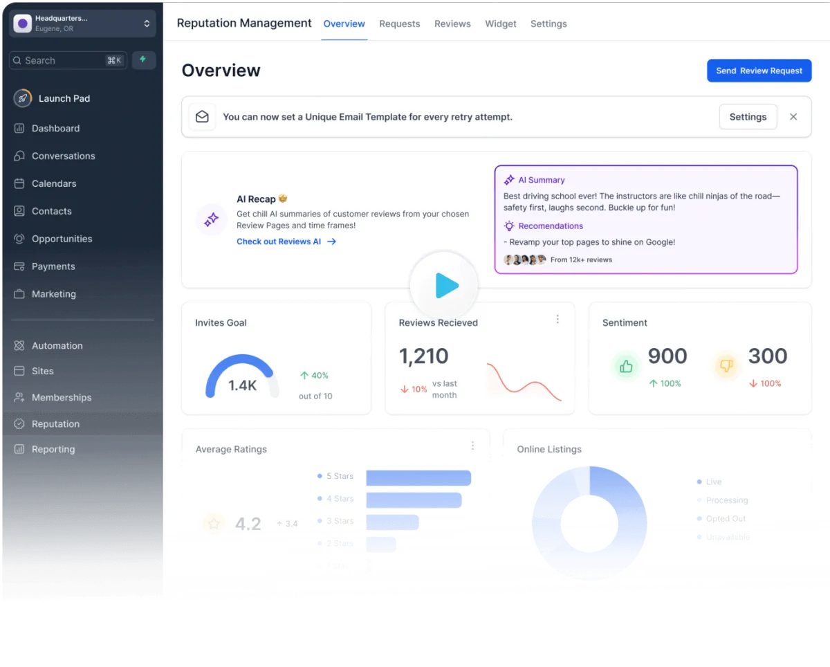 Phone number assignment in GHL Agent Studio